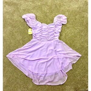 Enchanting Altar’D State Mavis Puff Sleeve Dress in Lilac NWT Size M